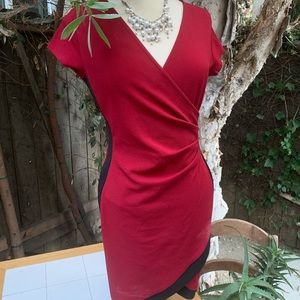 Sexy and Cozy Red Fitted Dress!
